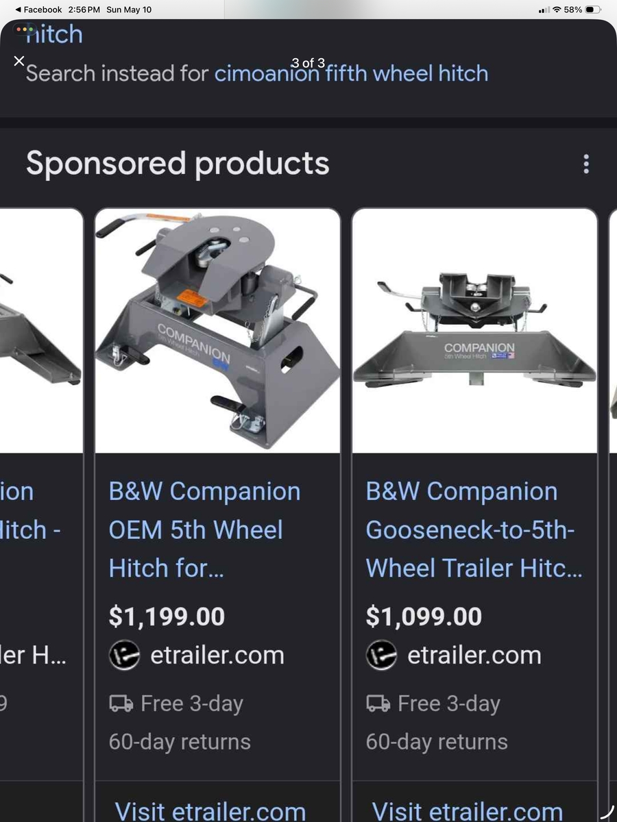 B&W 5th wheel hitch