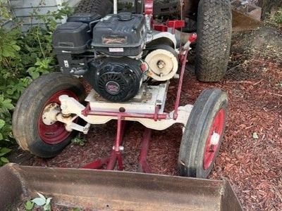 Vintage Gibson Model D Garden Tractor with Attachments