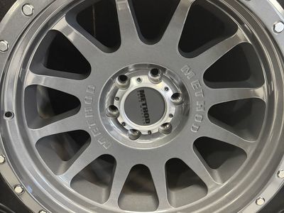 BRAND NEW SET OF METHOD RACE WHEELS 20x10 GLOSS TITANIUM