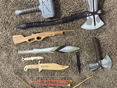 Nerf X-Shot Blasters Toy Weapons Swords Axes Bow. Selling for my son. $3 dollars each