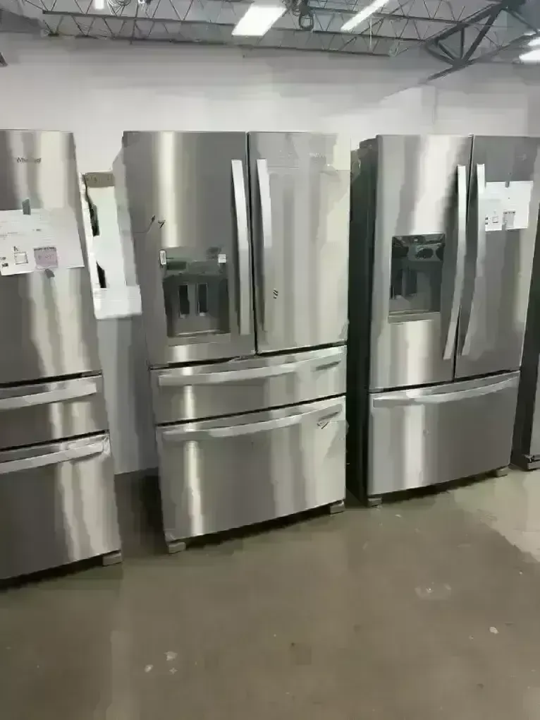 NEW WHIRLPOOL 4 DOOR STAINLESS FRENCH DOOR
