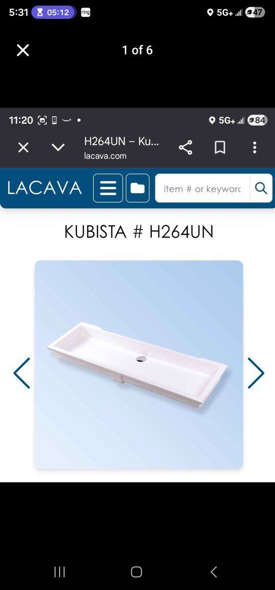 High end Bathroom Sink