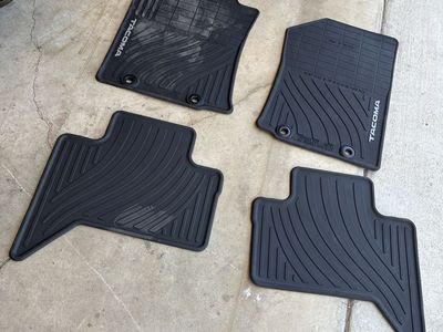 Tacoma rubber mats OEM 2nd gen