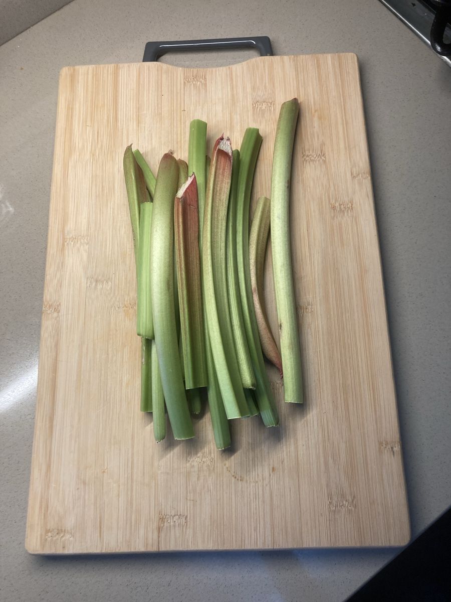 Rhubarb Stalks Organic Non-certified