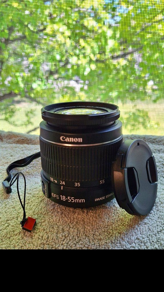 Cannon camera lense image stabilizer EFS 18-15mm
