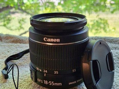 Cannon camera lense image stabilizer EFS 18-15mm