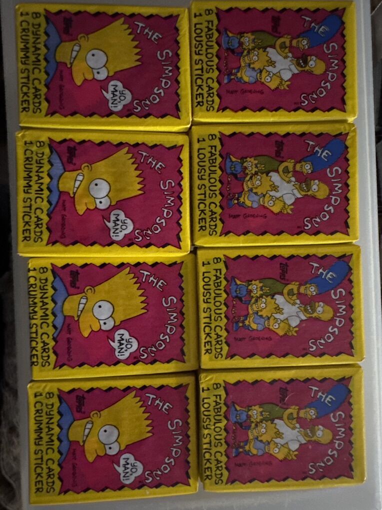 The Simpsons 1990 Wax Original Topps