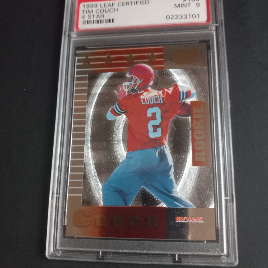 1999 LEAF CERTIFIED PSA MINT 9 TIM COUCH