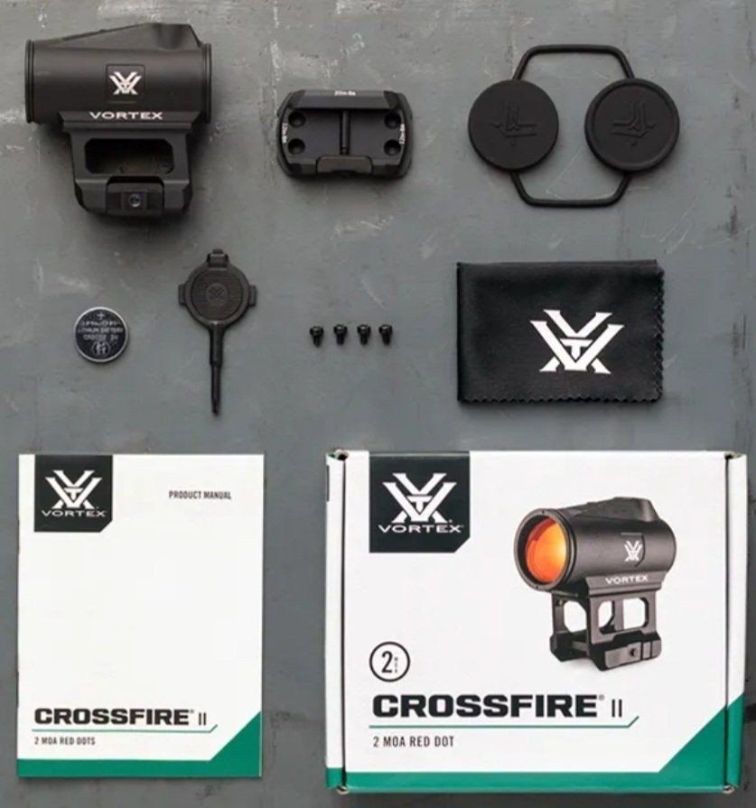 NEWEST 2026 Vortex Crossfire II 2 MOA Red Dot Sight CF2-RD2  with FULL WARRANTY 