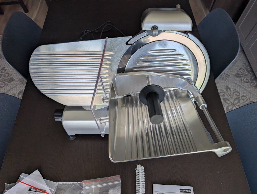 BESWOOD 250 10" Electric Meat & Food Slicer BESWOOD250 Commercial Grade Deli Cutter