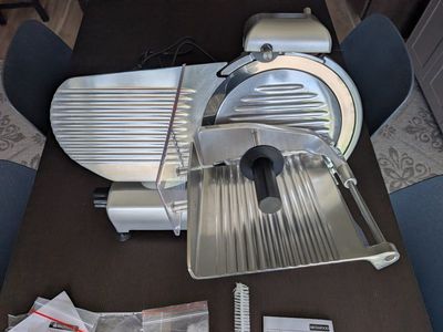 BESWOOD 250 10" Electric Meat & Food Slicer BESWOOD250 Commercial Grade Deli Cutter