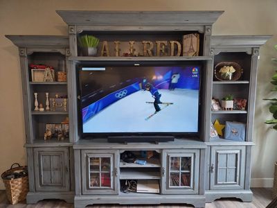 Entertainment Center with 75" TV