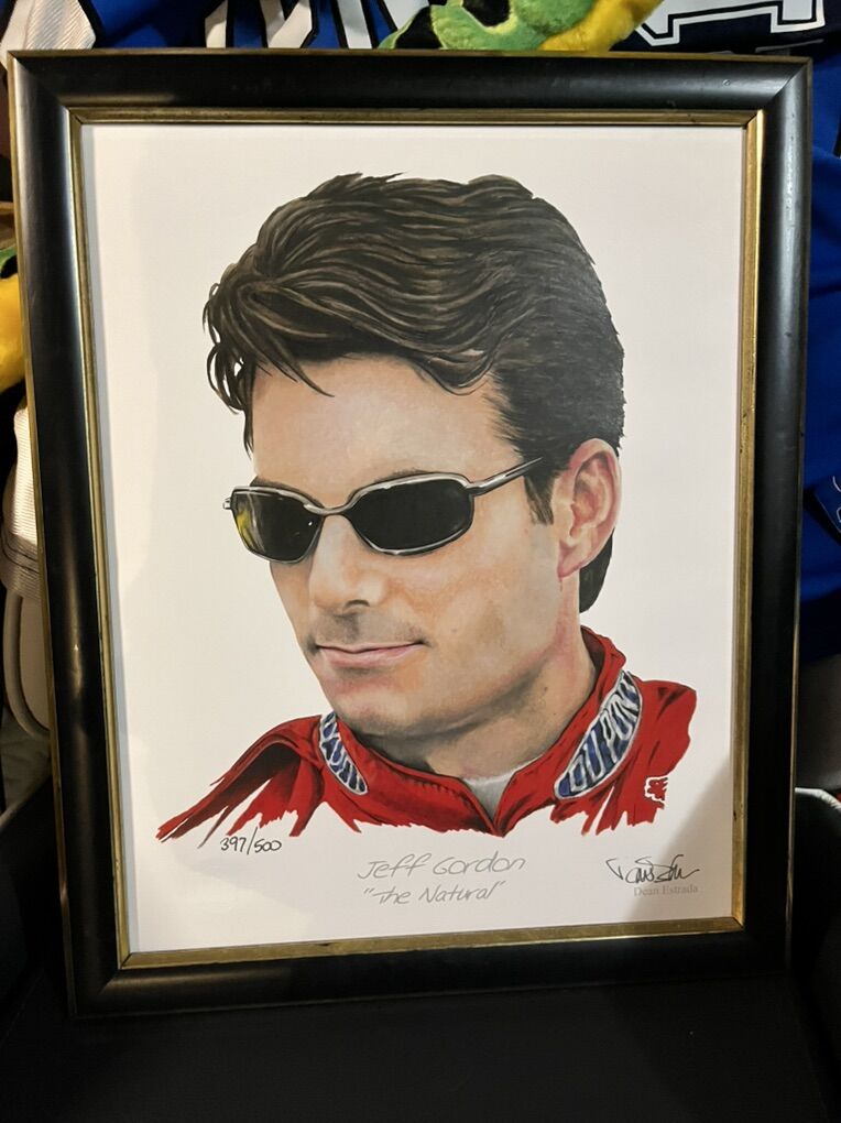 Jeff Gordon Lithograph