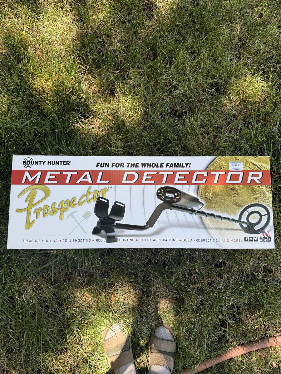 Bounty Hunter Prospector Metal Detector - Treasure Hunting, Coin Shooting, Gold Prospecting