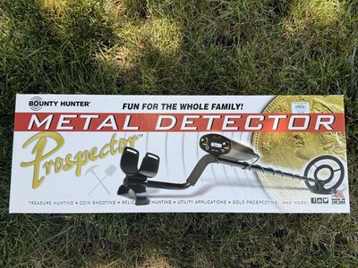 Bounty Hunter Prospector Metal Detector - Treasure Hunting, Coin Shooting, Gold Prospecting