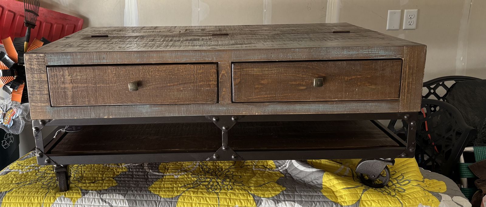 Rustic coffee table