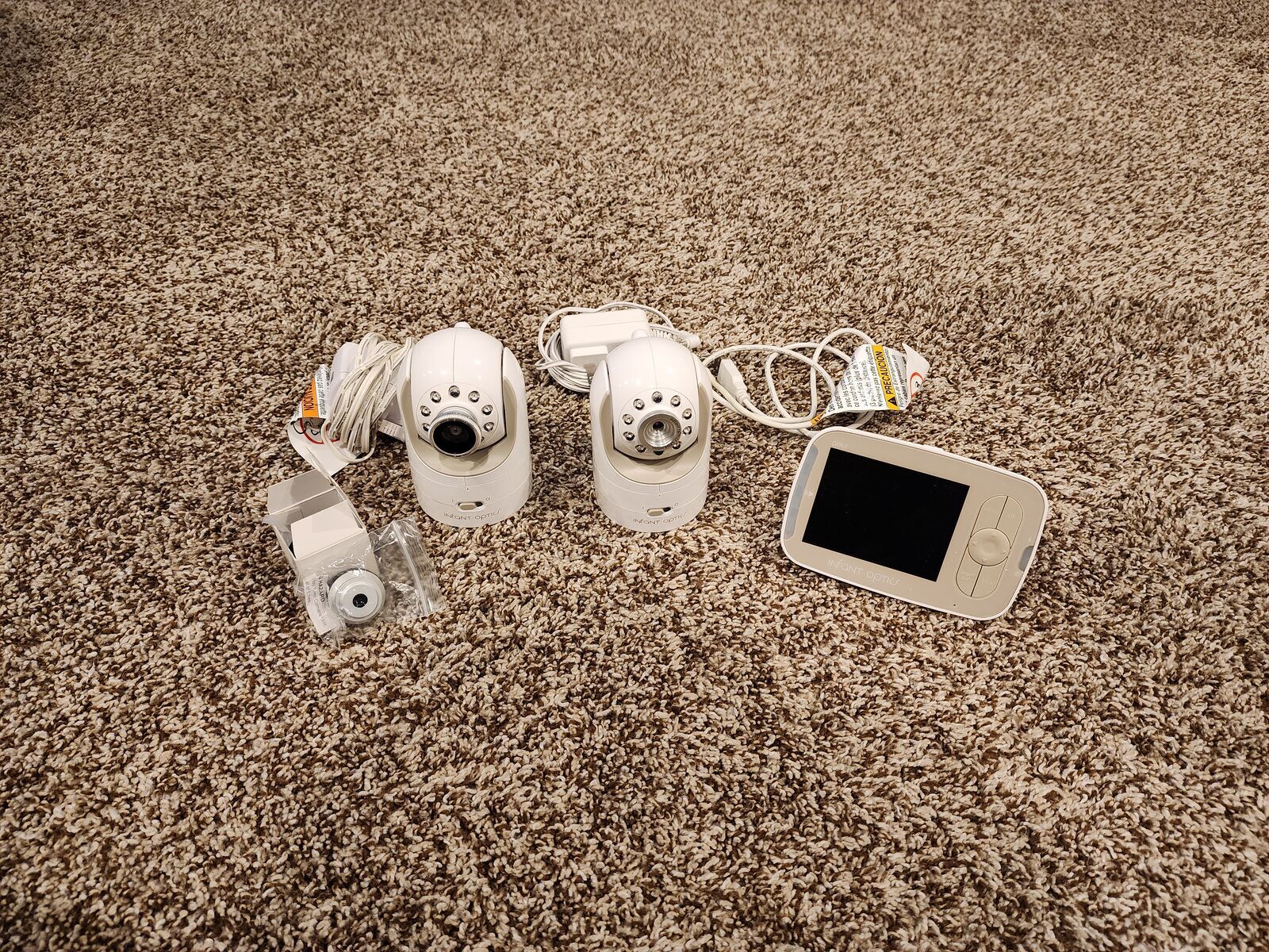 Infant Optics DXR-8 480p Cameras (2) with Zoom and Wide Angle Lenses and Video Baby Monitor