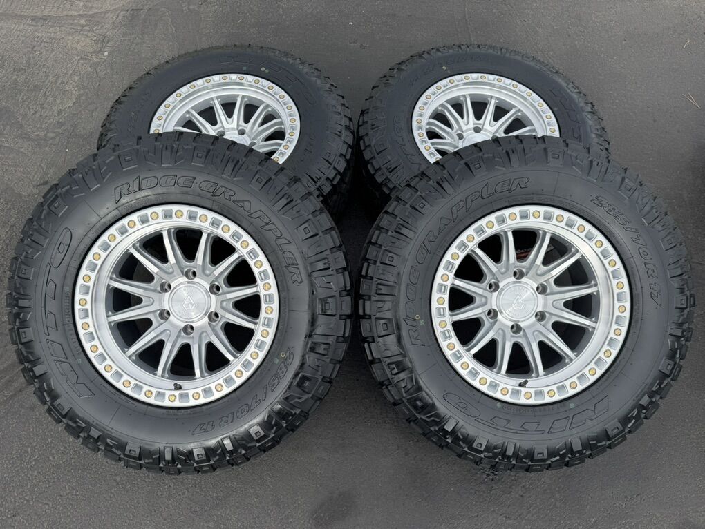 New 285/70r17 Nitto Silver Arena 6x5.5 Tacoma Chev