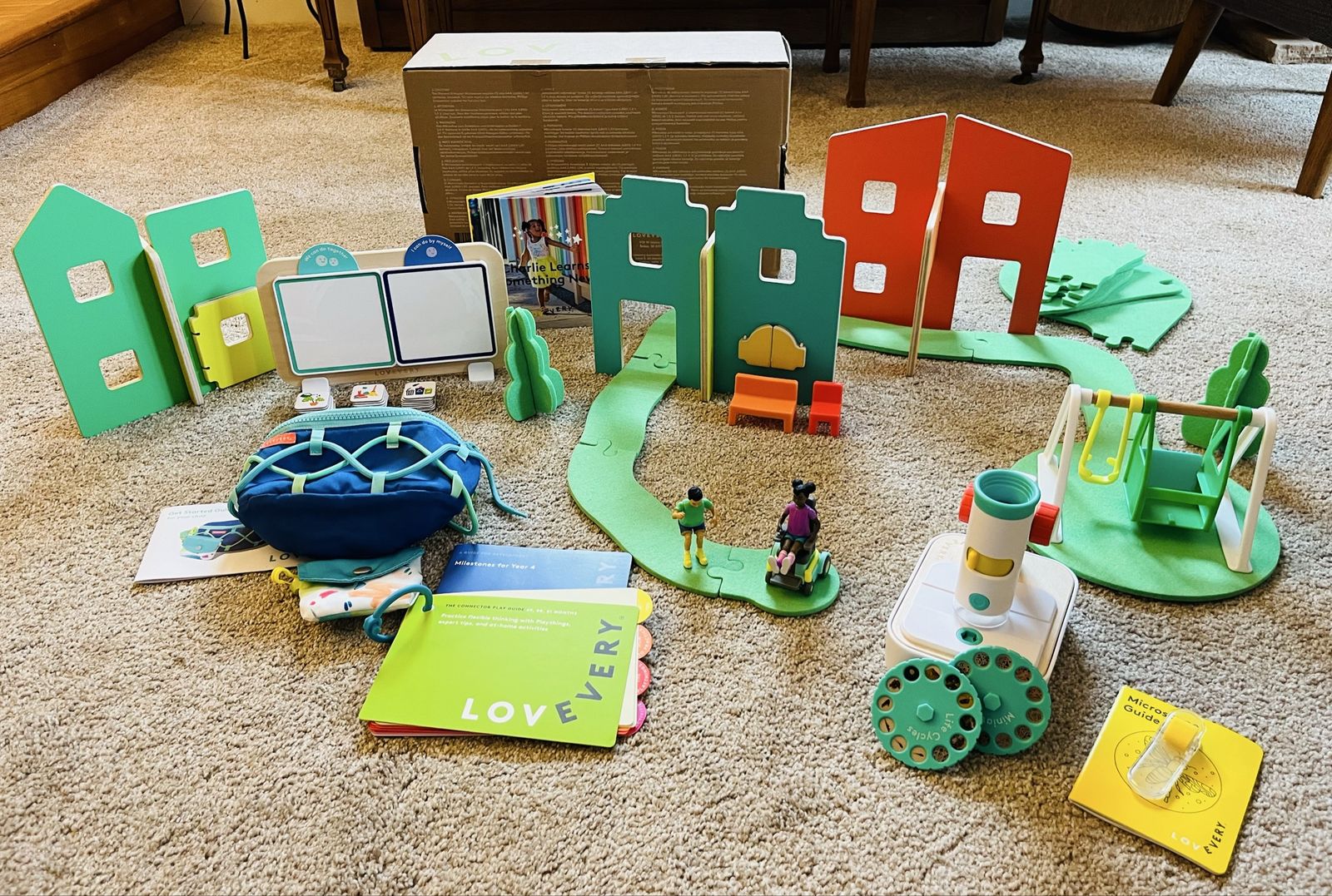 Lovevery The Connector Play Kit - Educational Toy Set for Months 49, 50, 51