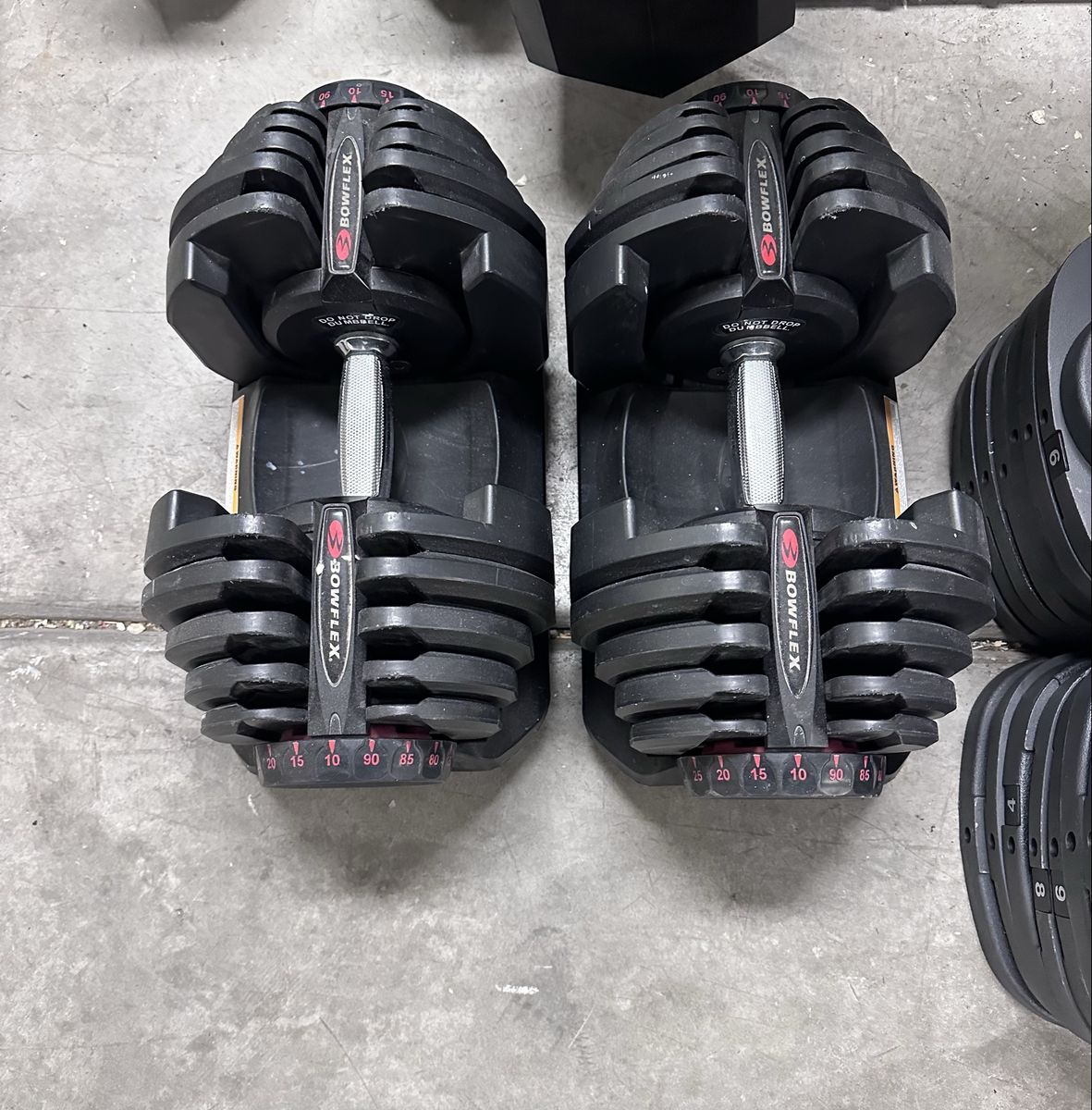 Bowflex 1090 Adjustable Dumbbells Excellent Shape!