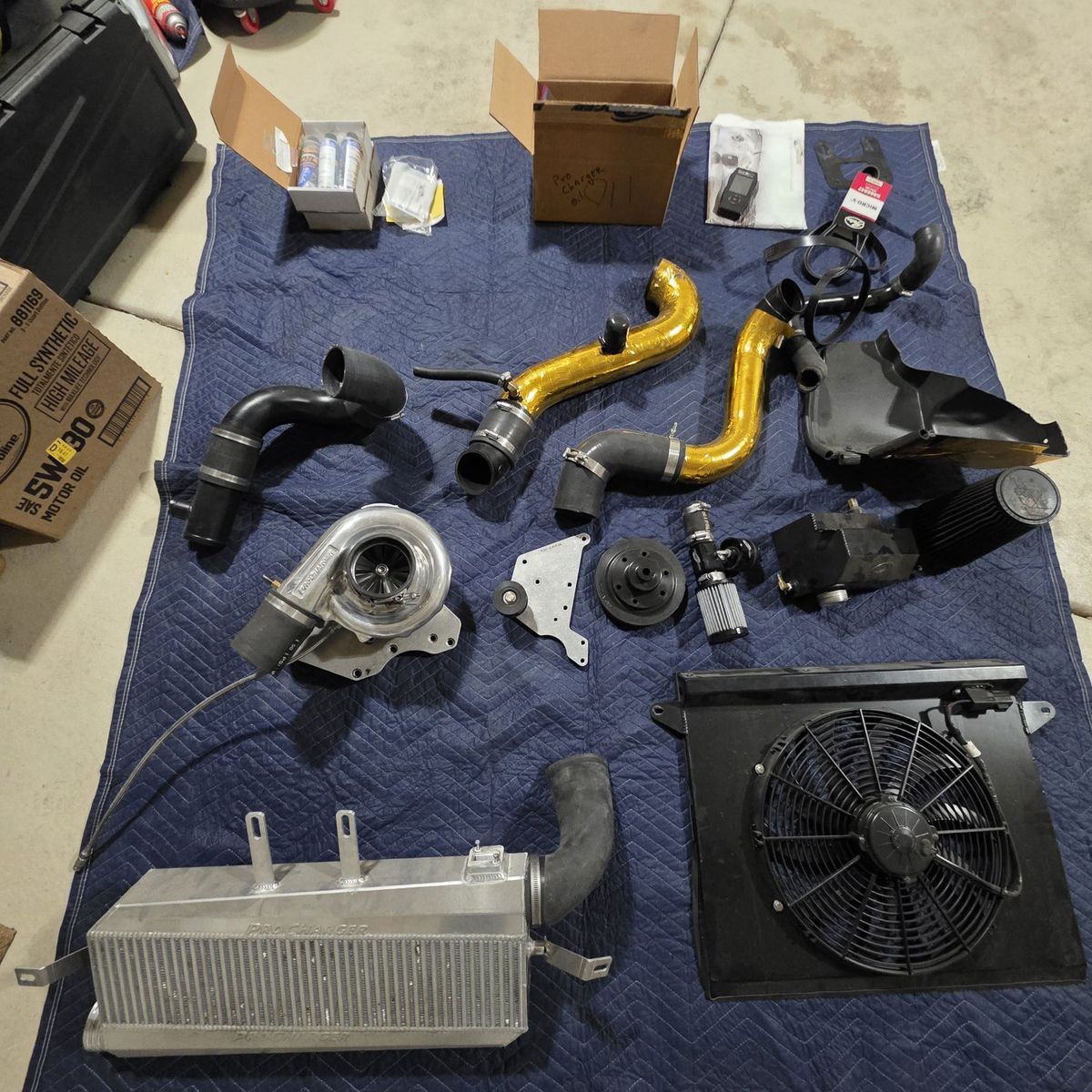 Procharger kit for 2011-2014 Mustang with the 3.7