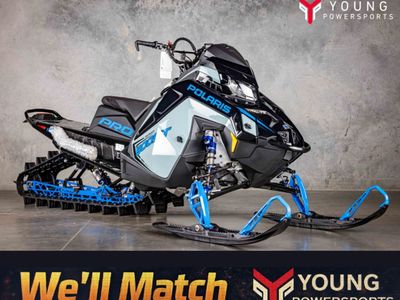 2026 Polaris® Patriot Boost PRO RMK 155 Hemlock Blue / Black / Velocity Blue