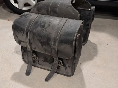 Leather Saddle Bags