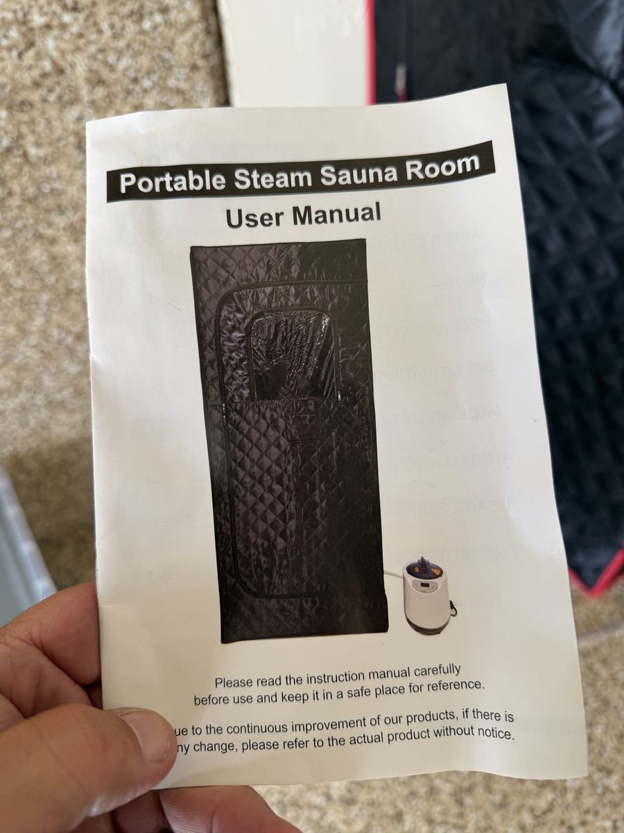 Portable Steam Sauna Room - Personal Detox & Relaxation