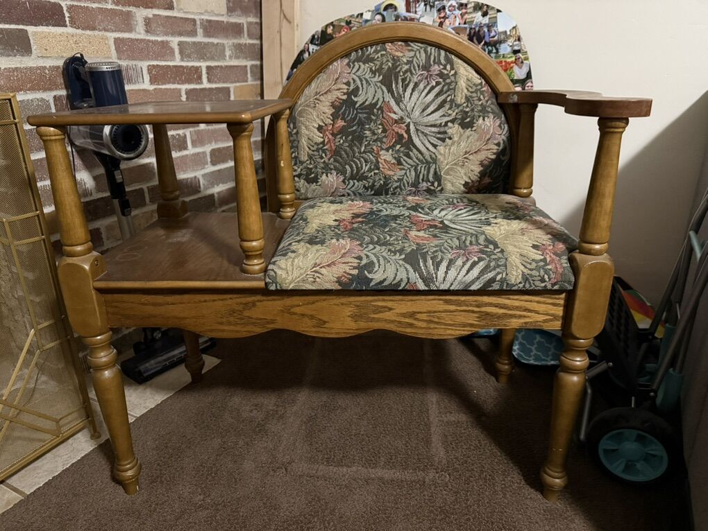 Vintage Telephone Gossip Bench