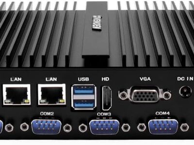 Brand New in Box, Mini PC Core i7 8550U Fanless, 2-Display, 2.5Gbe, SIM, 16GB RAM 512GB SSD, Embedded Computer, Plex Server