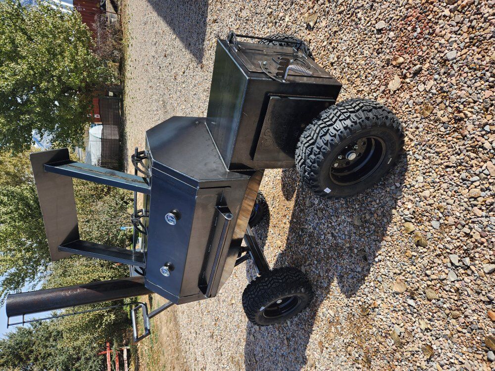 Custom offset smoker