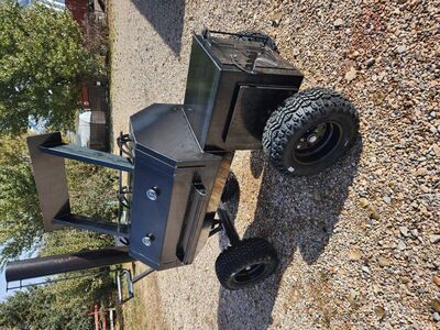 Custom offset smoker