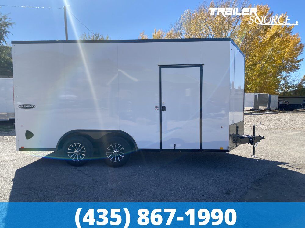 8.5x16 Look Element SE Enclosed Cargo Trailer - 7'6" Interior - 10K GVWR Alloy Wheels, Black Out Package
