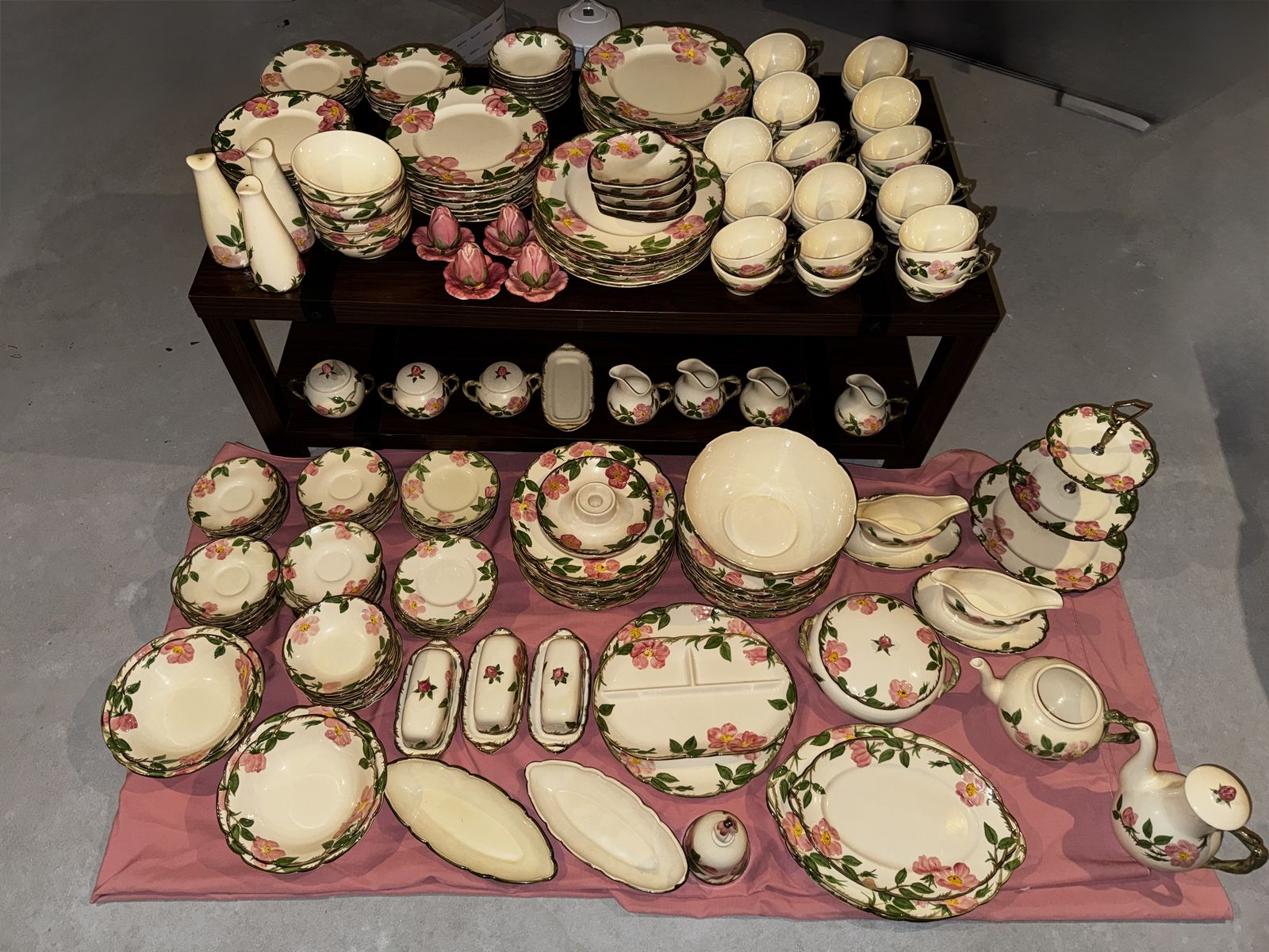 Massive Desert Rose China Set