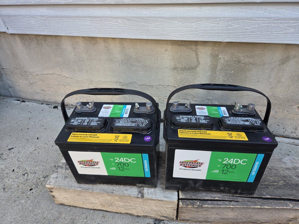 Interstate 24DC-700 Marine/RV Deep Cycle Battery (Pair)