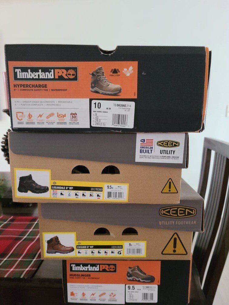 NEW work boots
