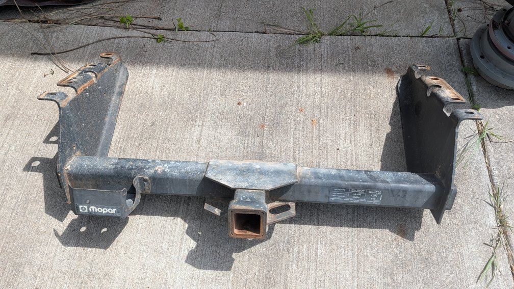 Truck hitch receiver.