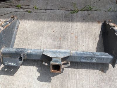 Truck hitch receiver.