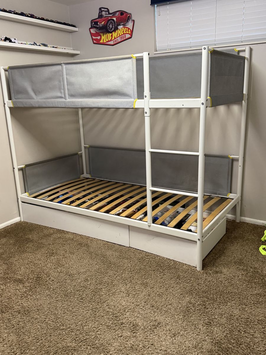 IKEA VITVAL bunk bed frame