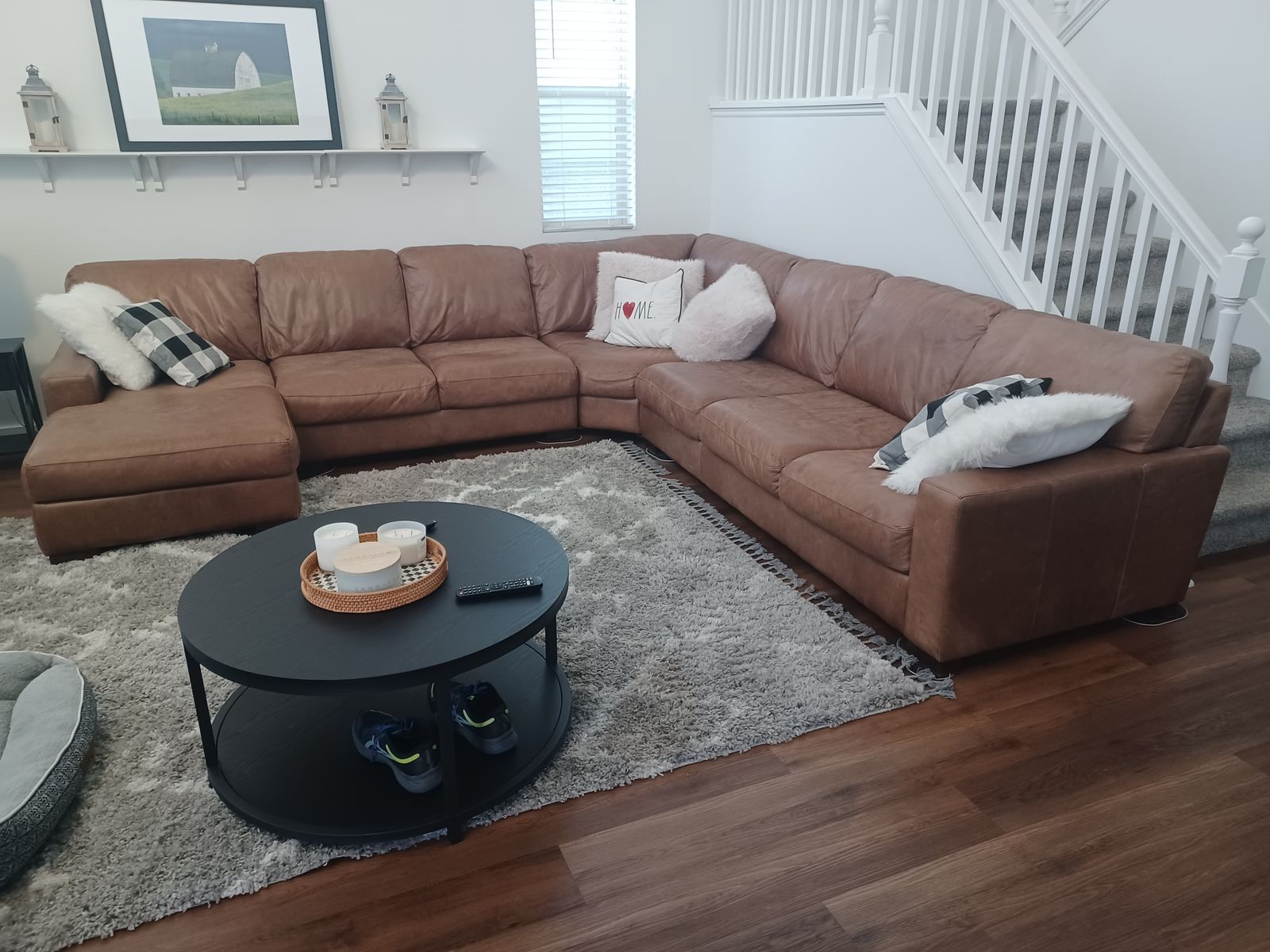 Brown 4 Pc. Sectional Couch