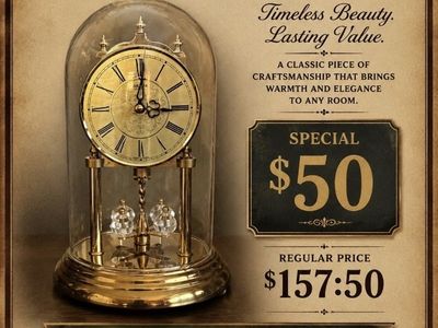 Vintage Timepiece Clock