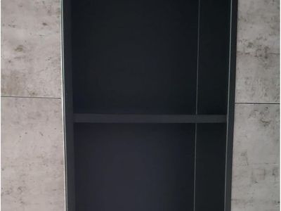 24" x 12" Matte Black Recessed Shower Niche