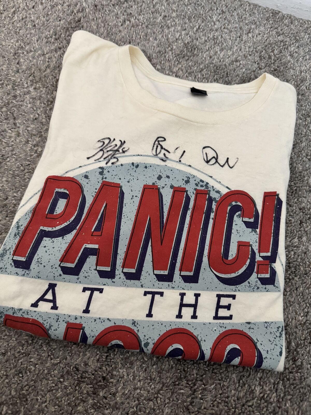 Signed Panic! Shirt