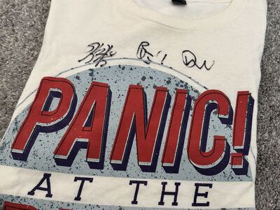 Signed Panic! Shirt