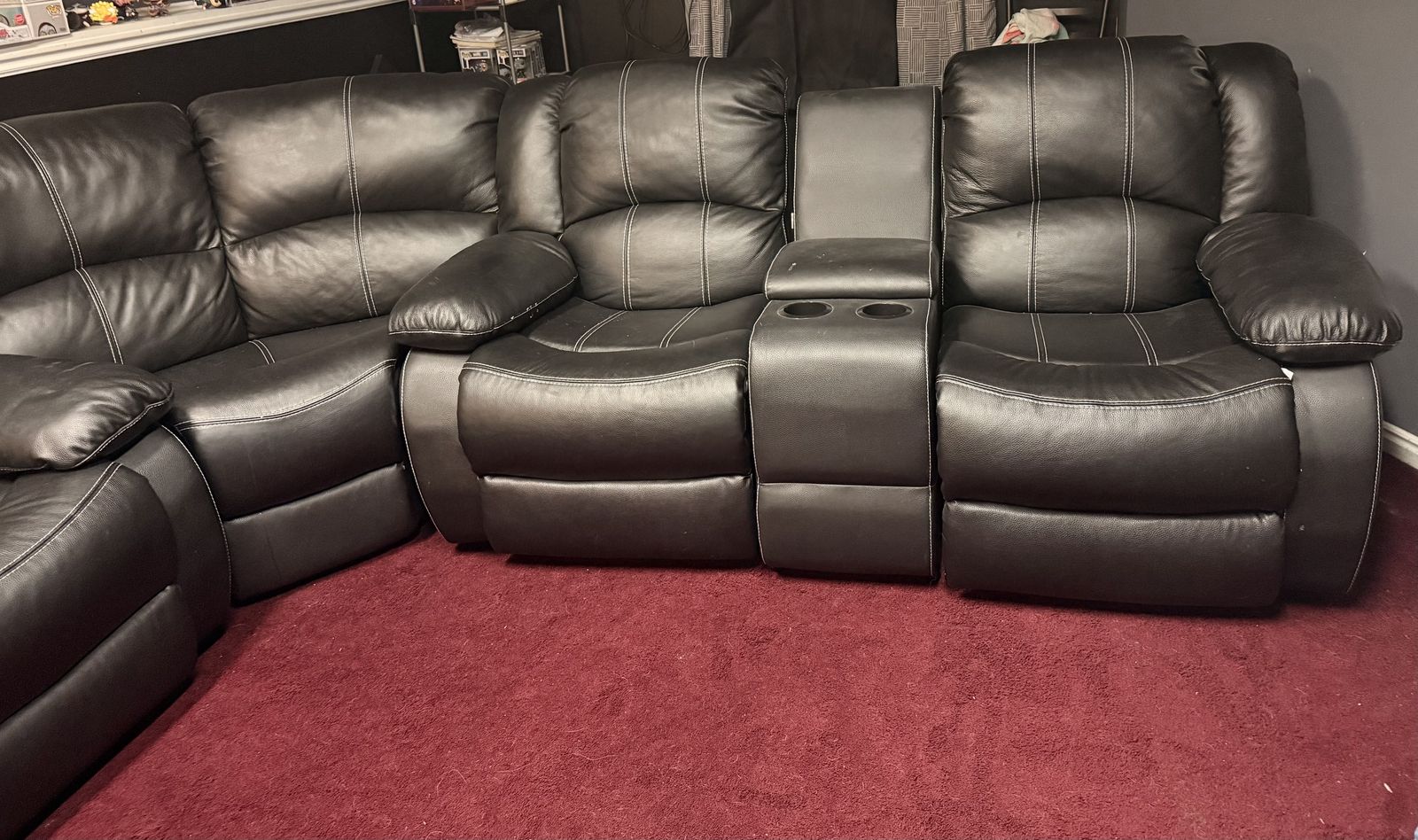 Sectional Recliners - Leather - Massage