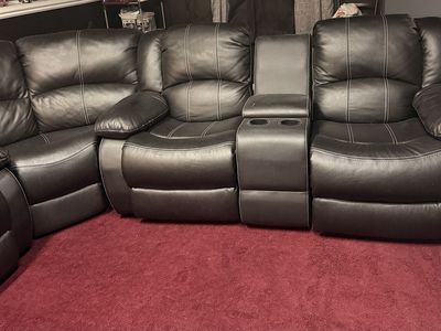 Sectional Recliners - Leather - Massage