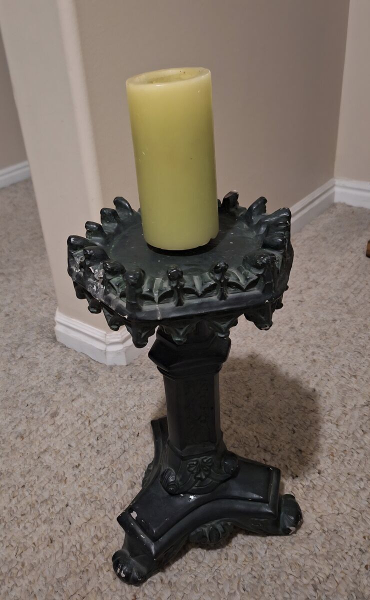 Vintage Ceramic Mid-Century Candle Holder Stand.