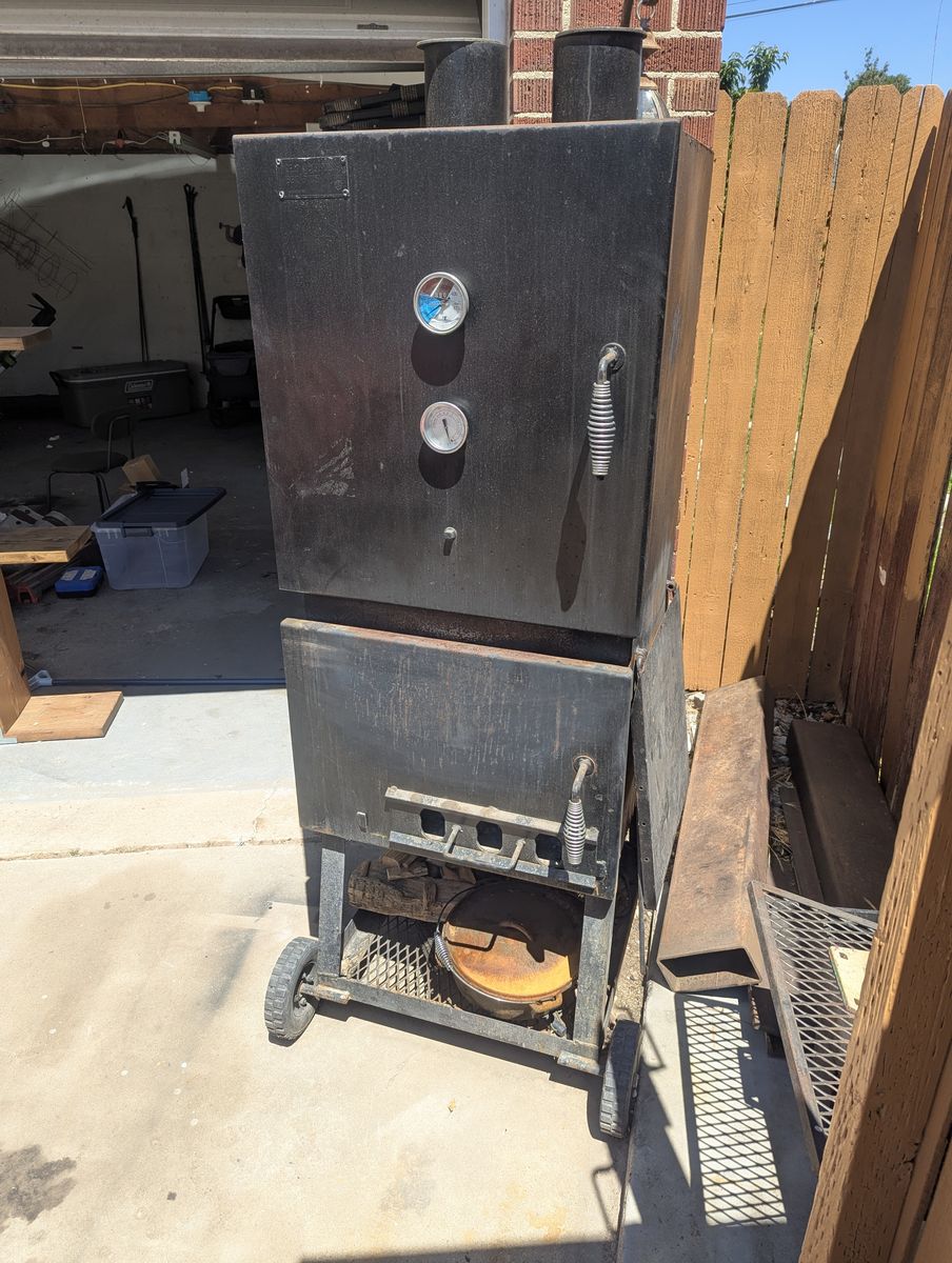 Full steel BBQ Smoker/ Pit