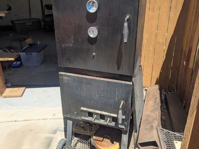 Full steel BBQ Smoker/ Pit