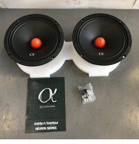 Alphasonik NMR80 Neuron Series 800W Mid-Range Loudspeakers (Pair) Car Audio